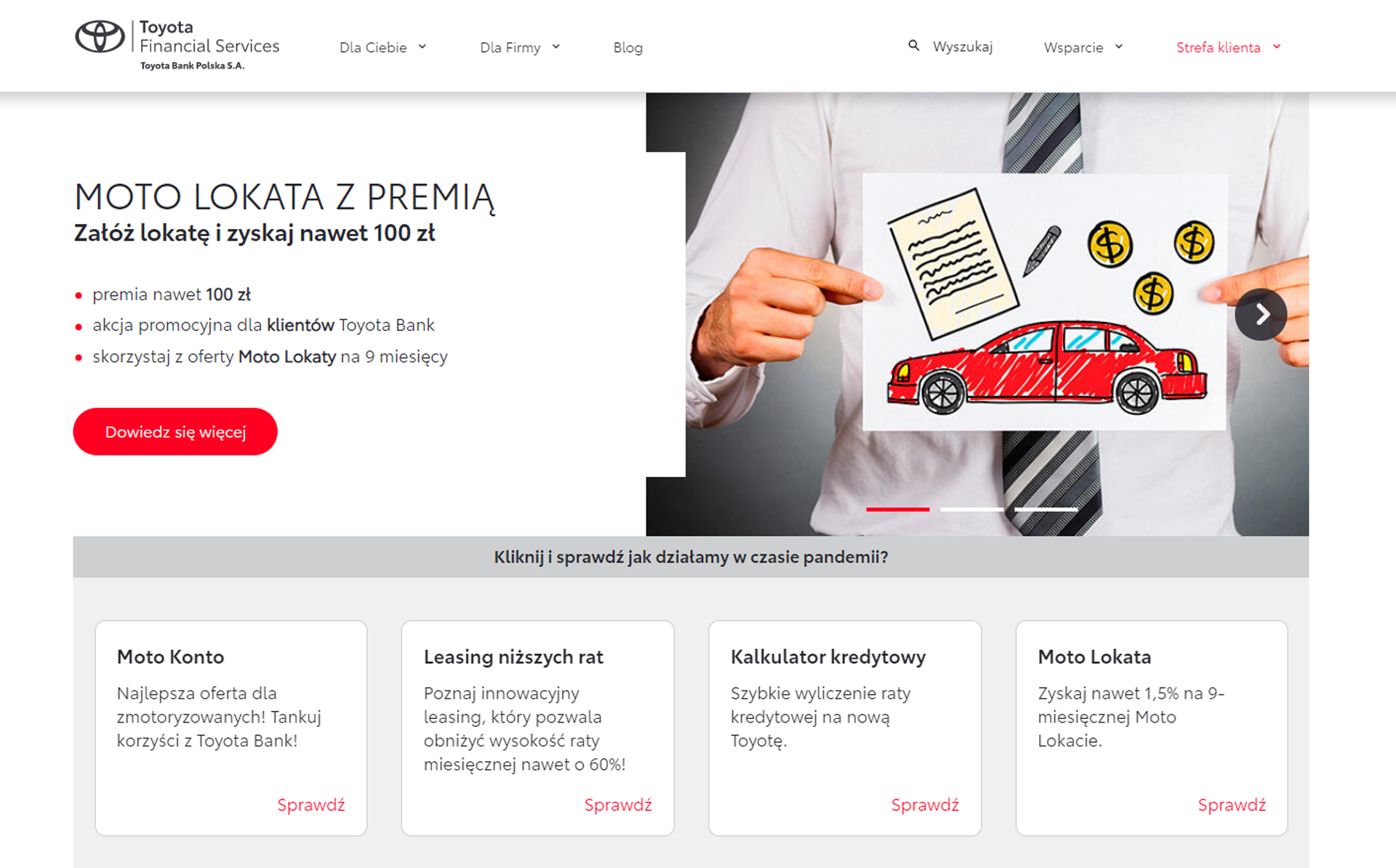 Grupa K2 dla Toyota Financial Services Polska