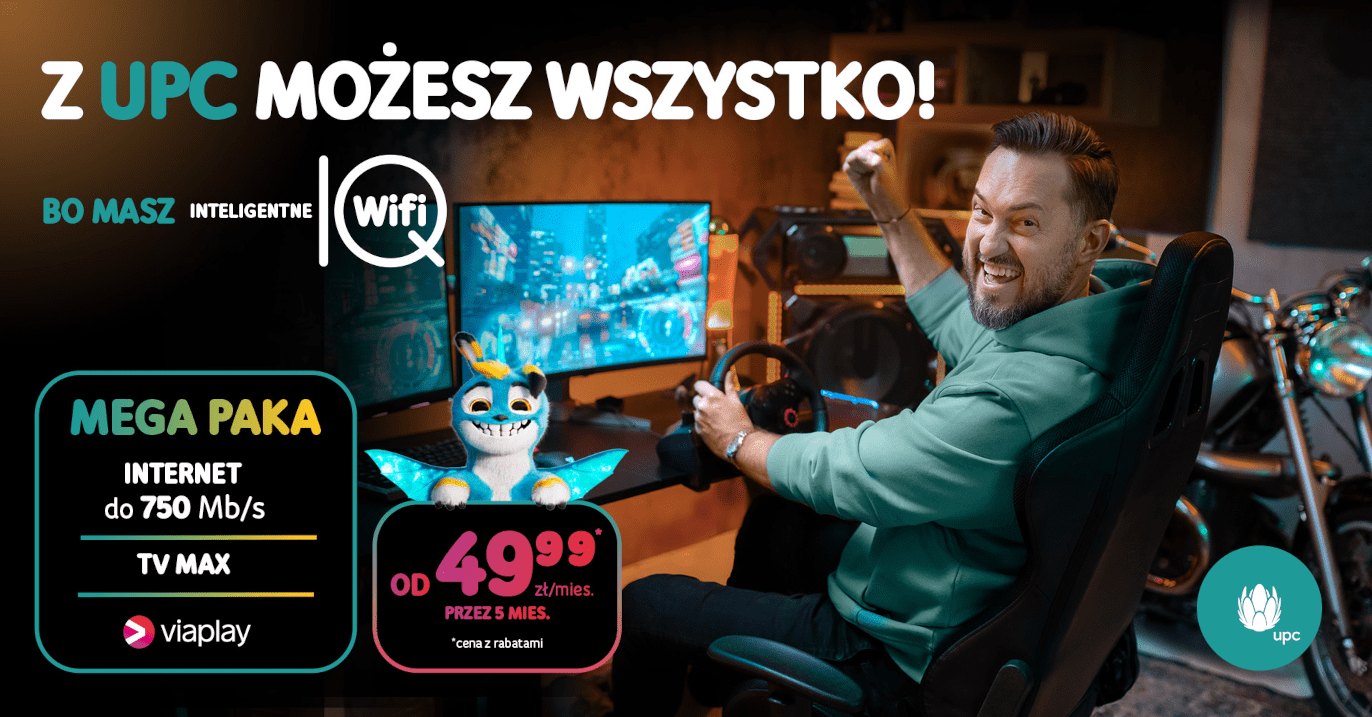 Marcin Prokop i UPCeusz grają na komputerze